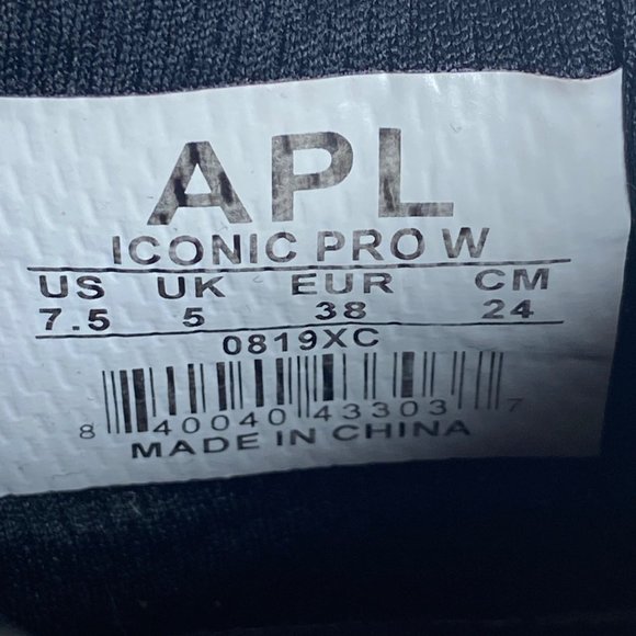 APL Iconic Pro Trainers Calf Hair Women's Running Shoes Size 7.5 Leopard - Picture 7 of 9